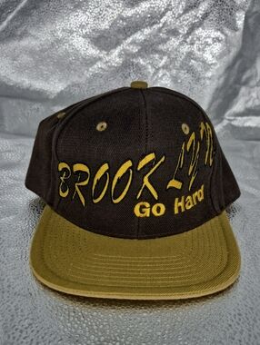 BROOKLYN Go Hard Black Snapback Hat - New